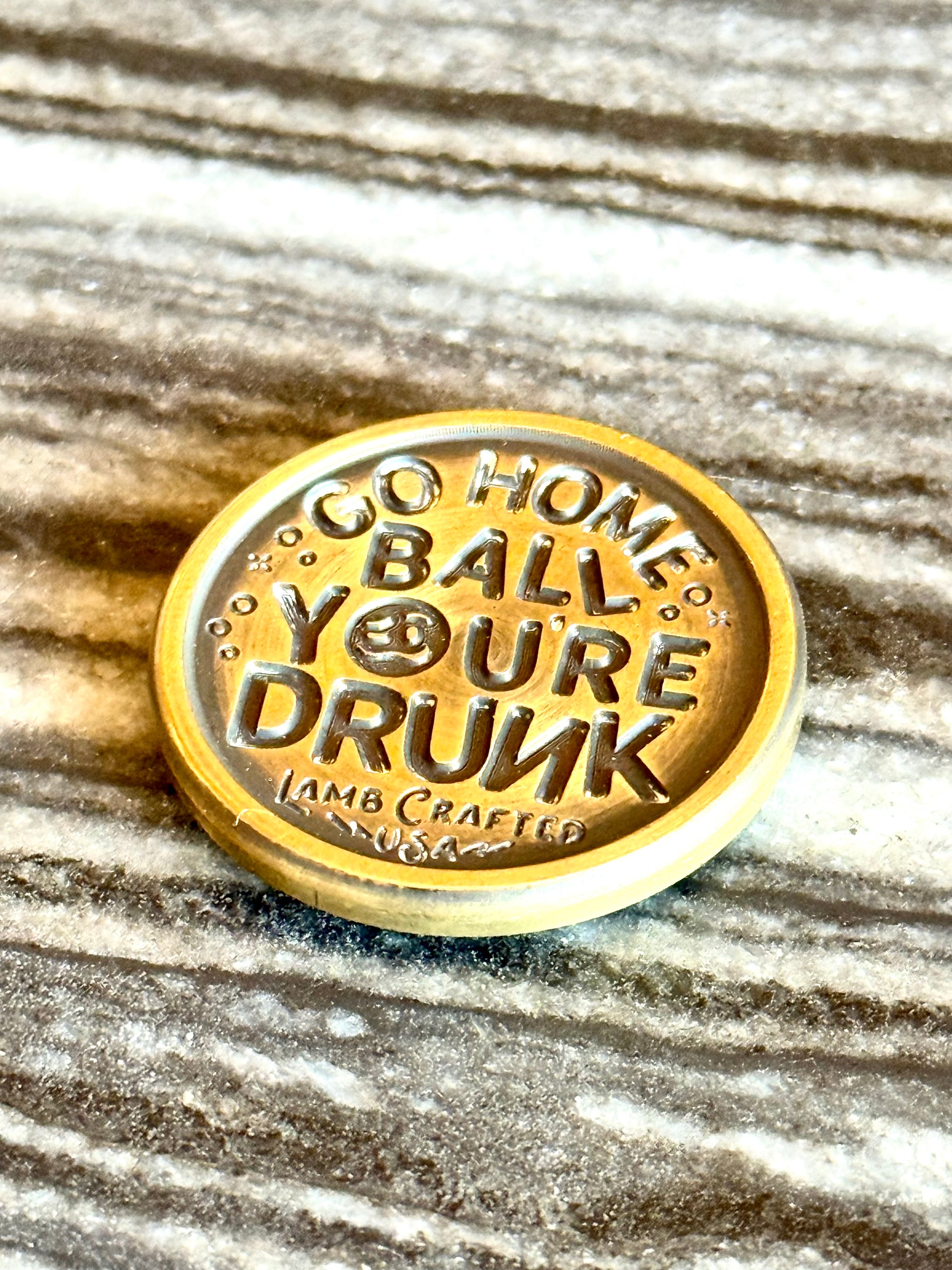 ラウンド用品・アクセサリー LAMB CRAFTED / TYSON LAMB BALL MARKER Tyson Lamb Crafted Woozy Ball Marker Brass – The Golf Gift Box