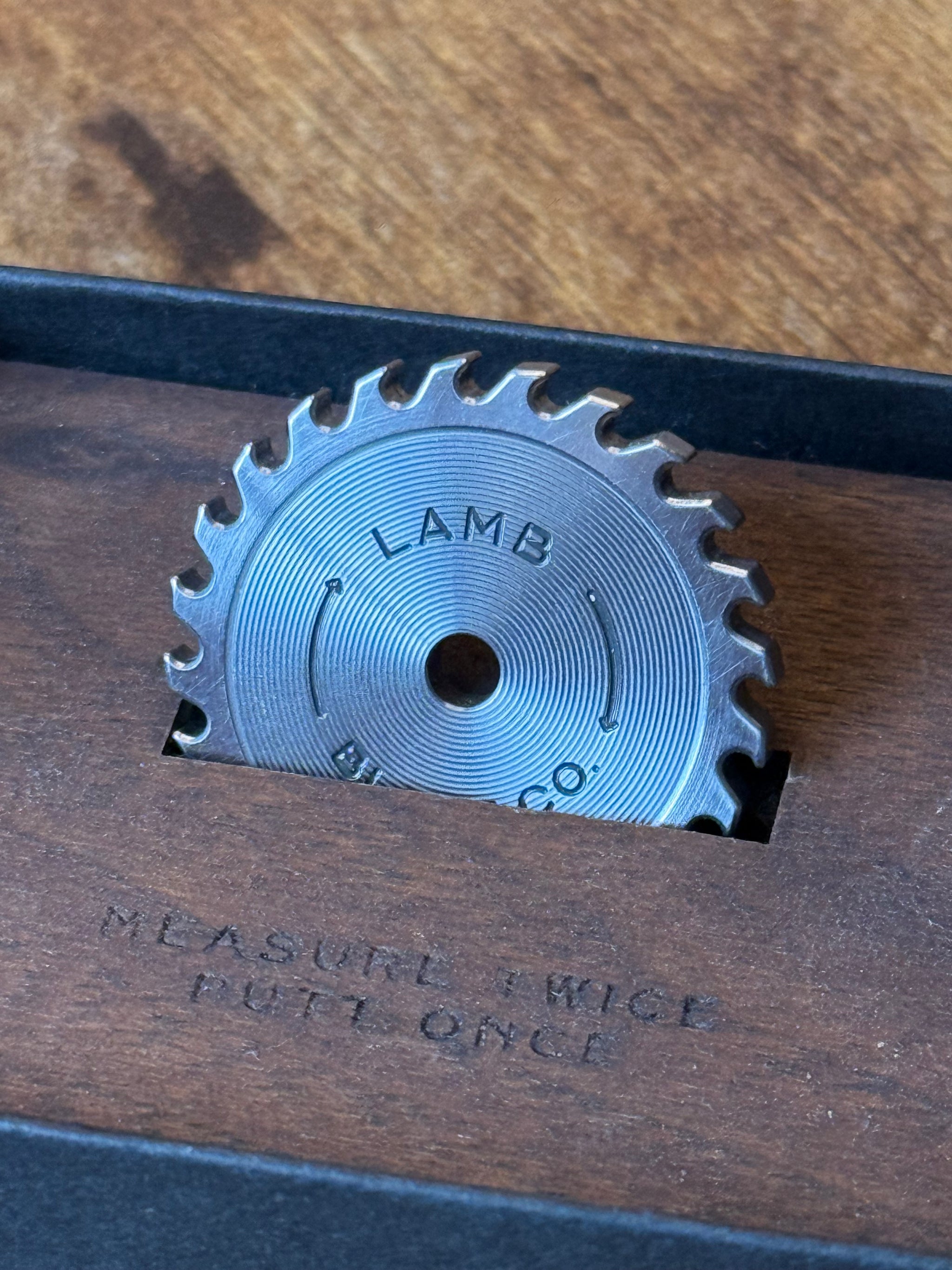 Tyson Lamb Crafted Butter Cutter Ball Marker – The Golf Gift Box