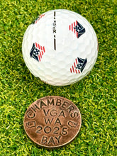 Load image into Gallery viewer, VGA WA 2025 Chambers Bay Commemorative Ball Marker
