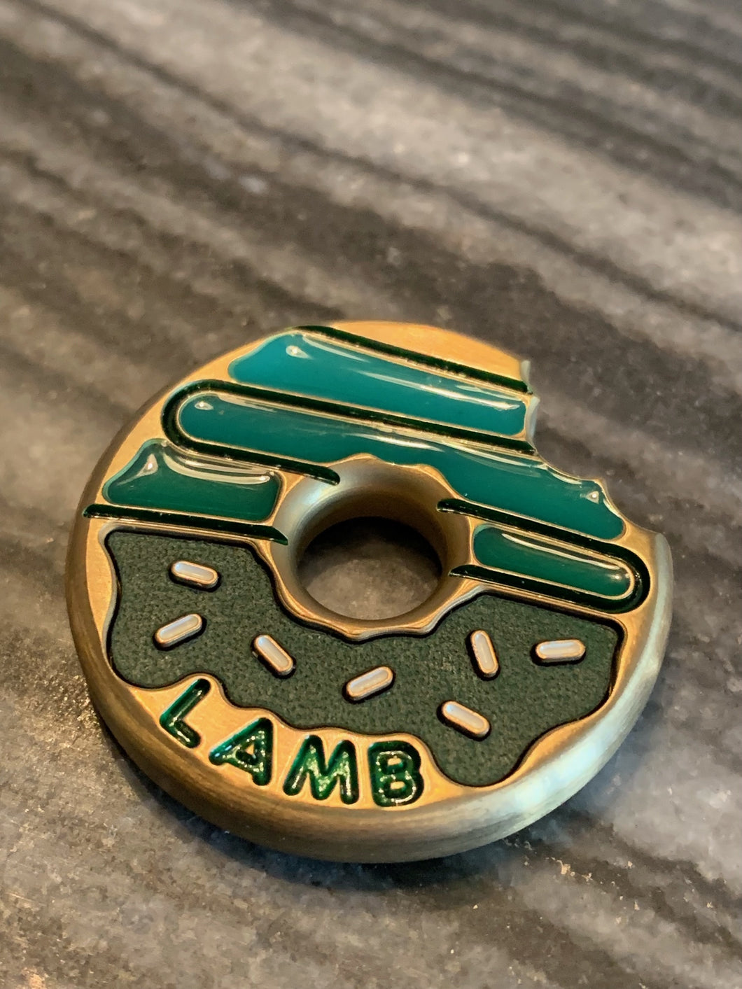 Tyson Lamb Crafted Evergreen Donut Ball Marker - 2021 Masters Release